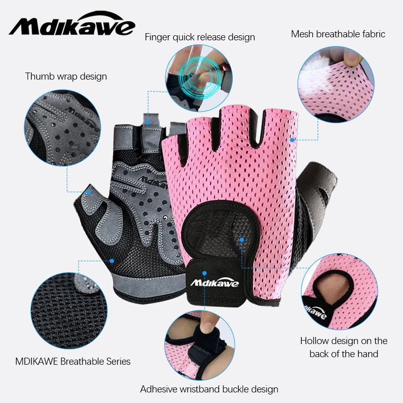 Breathable Fitness Gloves, Enhance Grip & Reduce Slippage, Comfortable Fit for Men and Women, Lightweight Full Palm Protective Gloves for Weight Lifting, Workout