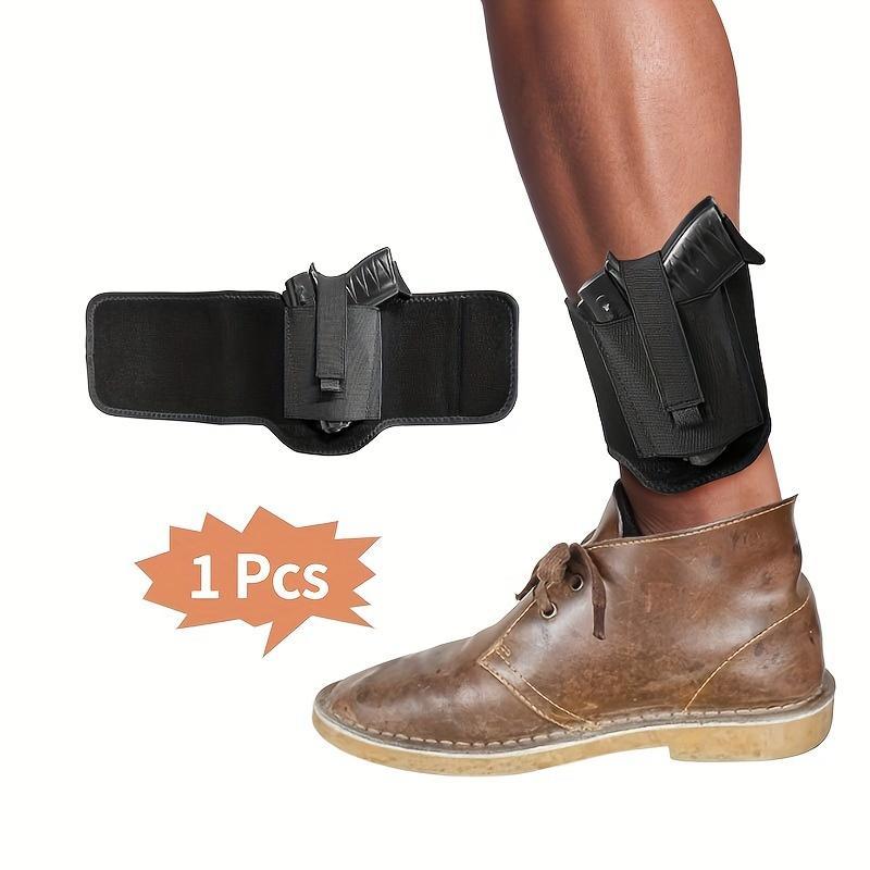 Neoprene Ankle Holster - Concealed Carry, Quick-Draw, Covert, Universal Fit for Men and Women, Rubber Fabric, Left and Right Hand Compatible