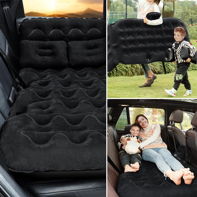 Ultimate Car Air Mattress Bed - Thickened, Automatic, Inflatable, and Portable Sleeping Pad with Built-in Electric Air Pump - Perfect for SUV, Truck, Camping, Travel, Hiking, and Outdoor Adventures