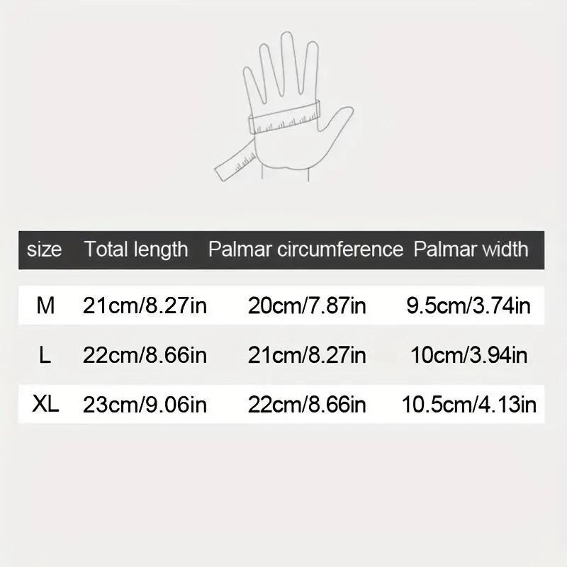 Winter essential Warm Gloves, 1 Pair Outdoor Cycling Gloves Warm Plush Lining for Sports, Fishing,Travel, Waterproof, Windproof and Non-slip Touch Screen Gloves