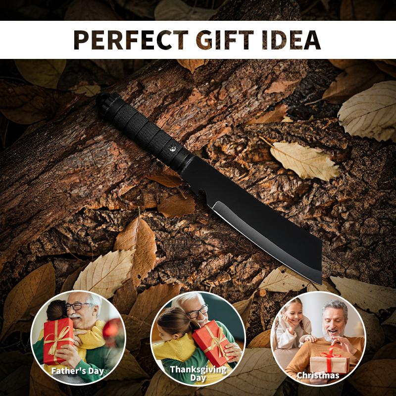 2-Piece Outdoor Multi-Purpose Knife with SheathBarbecue PatioCutting SteakKnifeCutting BarbecueKnifeCutting Chicken WingKnifeBarbecue KnifeCan Open Bottle CapsOutdoor Cooking Knife