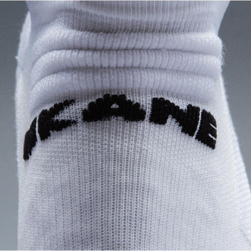 Structured Ankle Socks - White