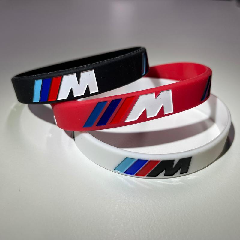 Sport M Silicone Wristband M Club Fans M2 M3 M4 M5 M6 M7 Quick Dry Water-Resistant Unisex Set 4pc Comfortable