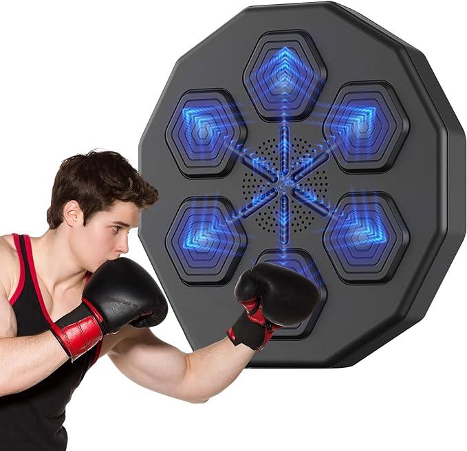 Electronic Music Boxing Machine for Kids, Smart Boxing Game, Boxing Training Equipment, Target Workout Boxing Trainer,Wall Mounted Punching Pad Machine