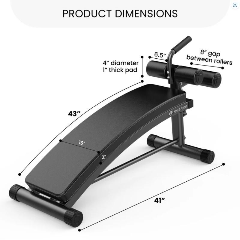 Sit Up Bench with Reverse Crunch Handle multifunctional