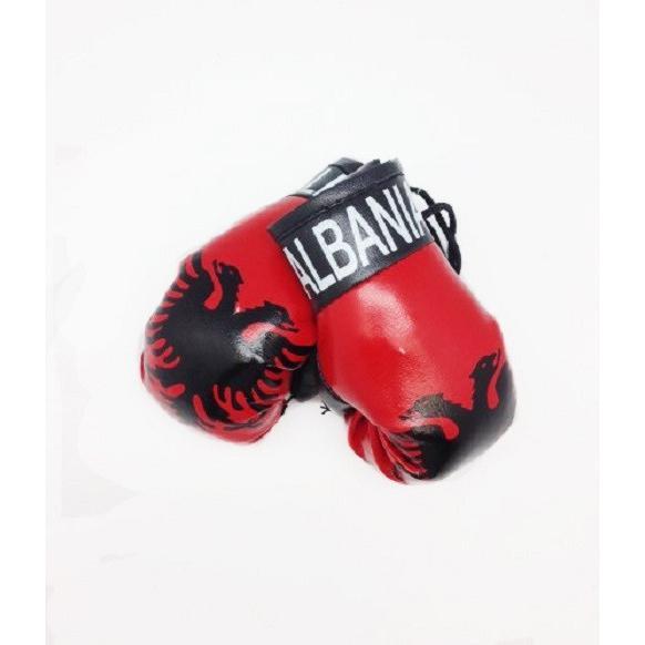 Mini Boxing Gloves With Country Flag Prints Hanging Car Mirror Sport Gifts Souvenirs