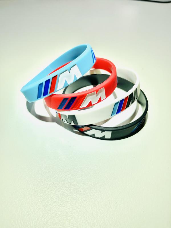 Sport M Silicone Wristband M Club Fans M2 M3 M4 M5 M6 M7 Quick Dry Water-Resistant Unisex Set 4pc Comfortable