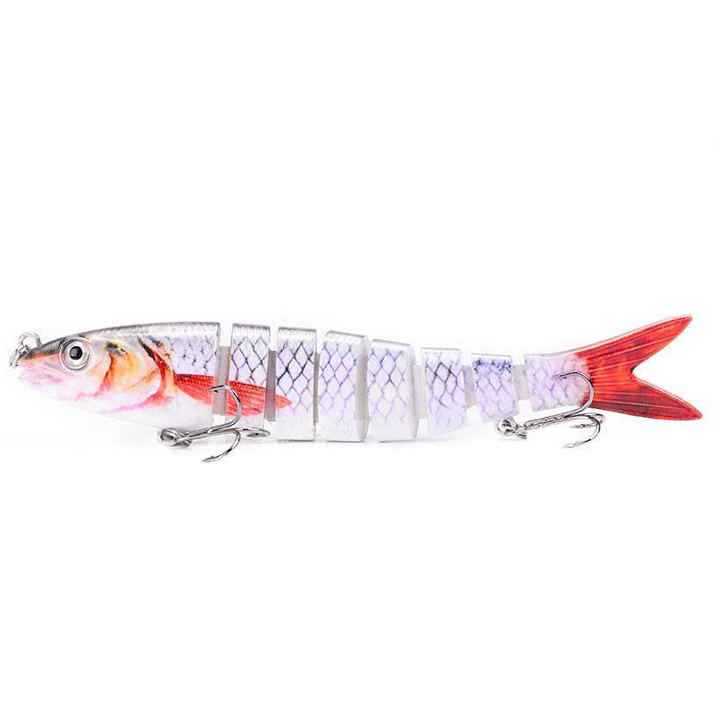 Artificial Fishing Lure, Multi Jointed Swimming Lure, Lifelike Fishing Bait, Fishing Accessories for Freshwater & Saltwater