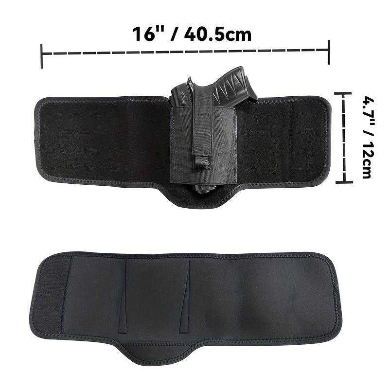 Neoprene Ankle Holster - Concealed Carry, Quick-Draw, Covert, Universal Fit for Men and Women, Rubber Fabric, Left and Right Hand Compatible