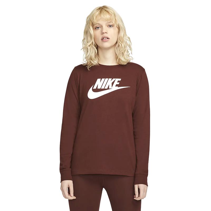 Women's Nike Sportswear Bronze Eclipse White Long Sleeve T-Shirt