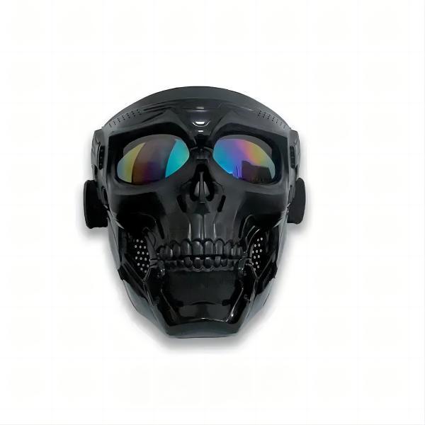 Skull Mask Halloween Gift, Tactical Full Face Protection Outdoor Riding Off-Road Motorcycle Windproof Goggles