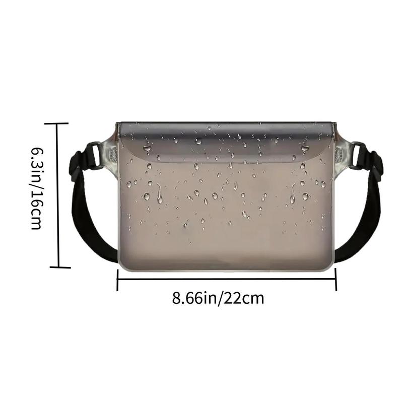 Waterproof Phone Case, Clear Phone Bag with Adjustable Strap, Outdoor Sports Bag for Swimming, Rafting, Camping, Hiking, Surfing