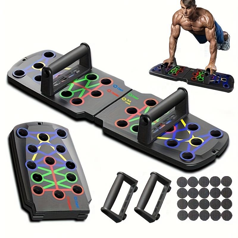 Folding Push Up Board With Handle Multifunctional Folding Push Up Board, Suitable For Home Exercise, Used For Strength Training, Building Strong Chest Muscles And Improving Overall Health grip  strength