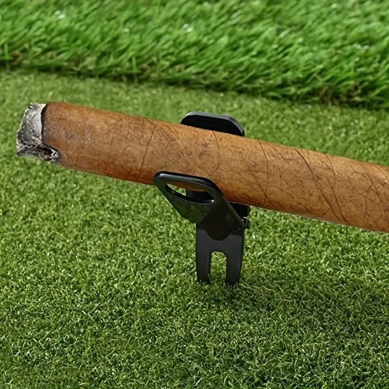 3 in 1 Golf Cigar Holder, 1 Count Magnetic Golf Cigar Holder, Golf Accessories for Outdoor, Bar Utensils for Home Kitchen