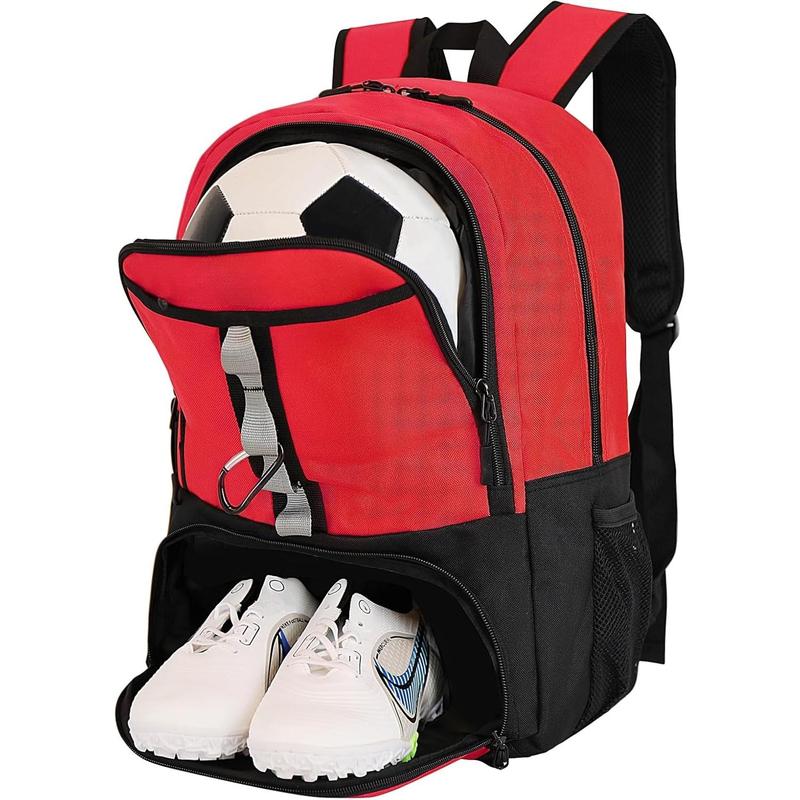 Youth Soccer Bag,Basketball Bag with Ball Compartment & Shoe Compartment,Backpack for Football Volleyball Basketball