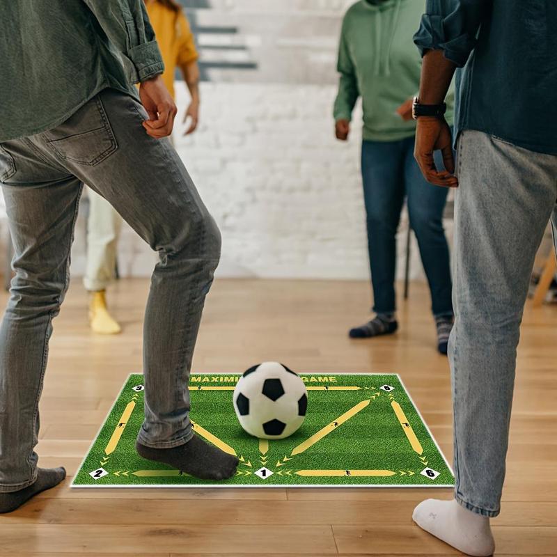 Football Step Training Mat, Silent Football Step Training Pad, Football Training Aid, Football Training Equipment for Home & Outdoor, Christmas Gift