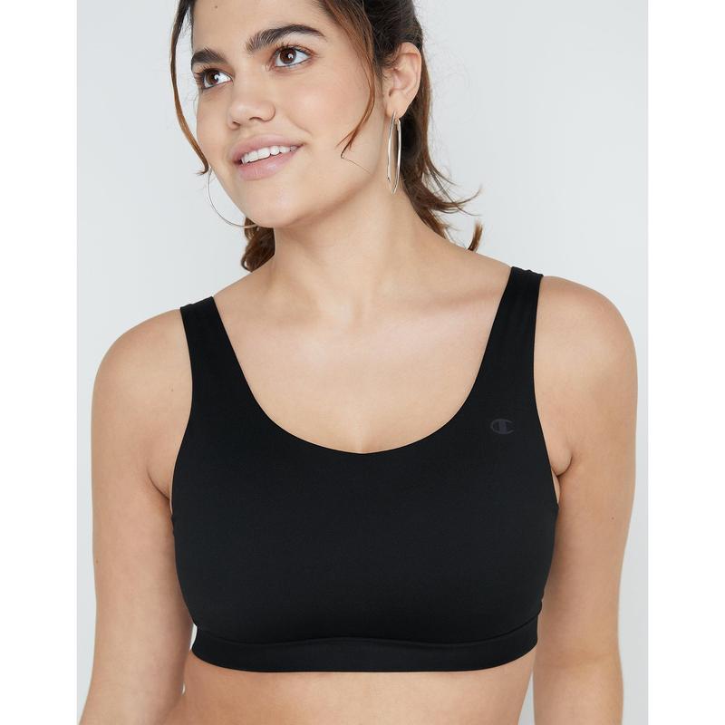 Champion Soft Touch Sports Bra Women's Moderate Support Scoop Neck Wicking