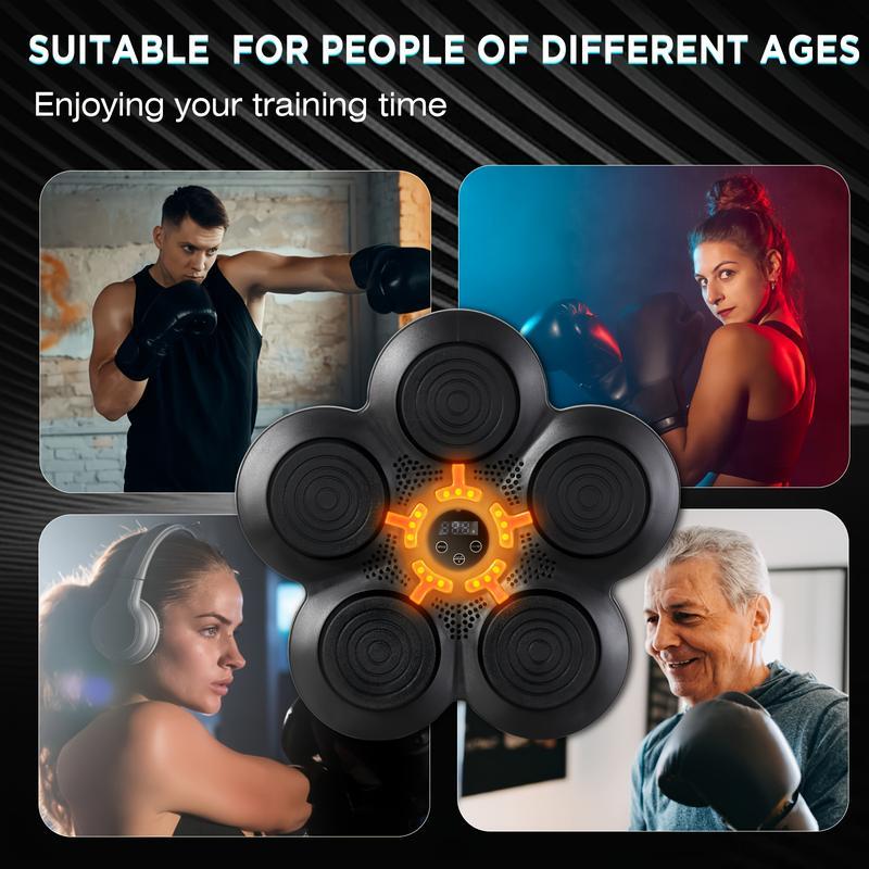 USB Operated Music Boxing Target, Home and Gym Smart BT-compatible Music Boxing Machine, Wall Target for Boxing Training, Summer Gift, Togi Boxing Machine, Summer Back To School Gift