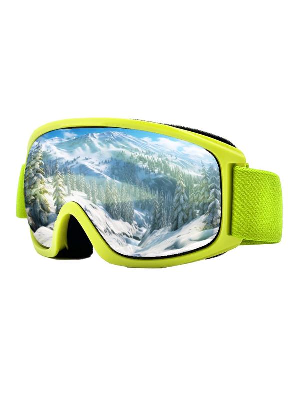 Anti-fog OTG Ski Goggles, UV Protection Over Glasses Ski Snowboard Goggles for Men, Women & Youth, Sports Eyewear for Outdoor Activities