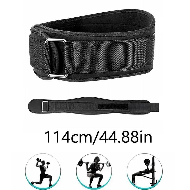 Fitness Waist Belt, 1 Count Adjustable Strong Adhesive Weight Lifting Protection Belt For Men & Women, Gymtok