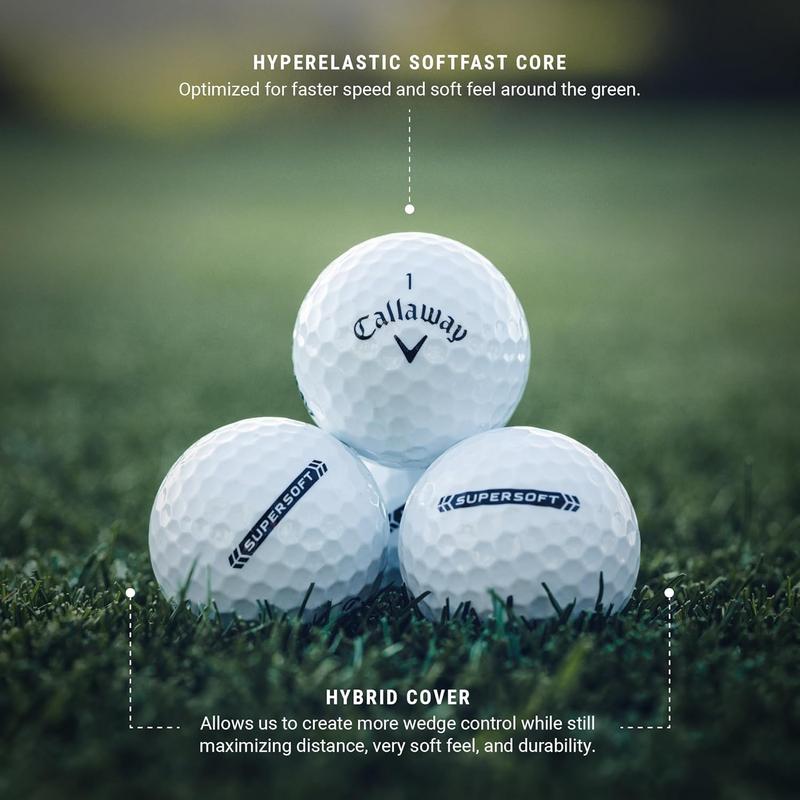 Best Selling Golf Balls - Ultimate Softness and Performance | Available in White and Yellow | Personalized Option