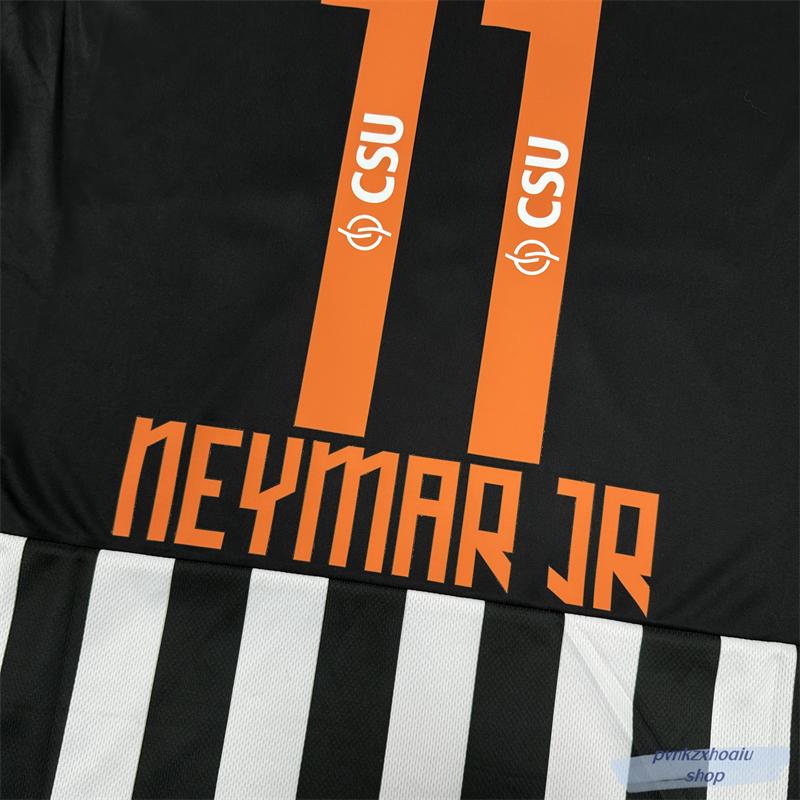 12-13 Barclays Premier League Santos AWAY No. 11 Neymar Short Sleeve Vintage Soccer Jersey