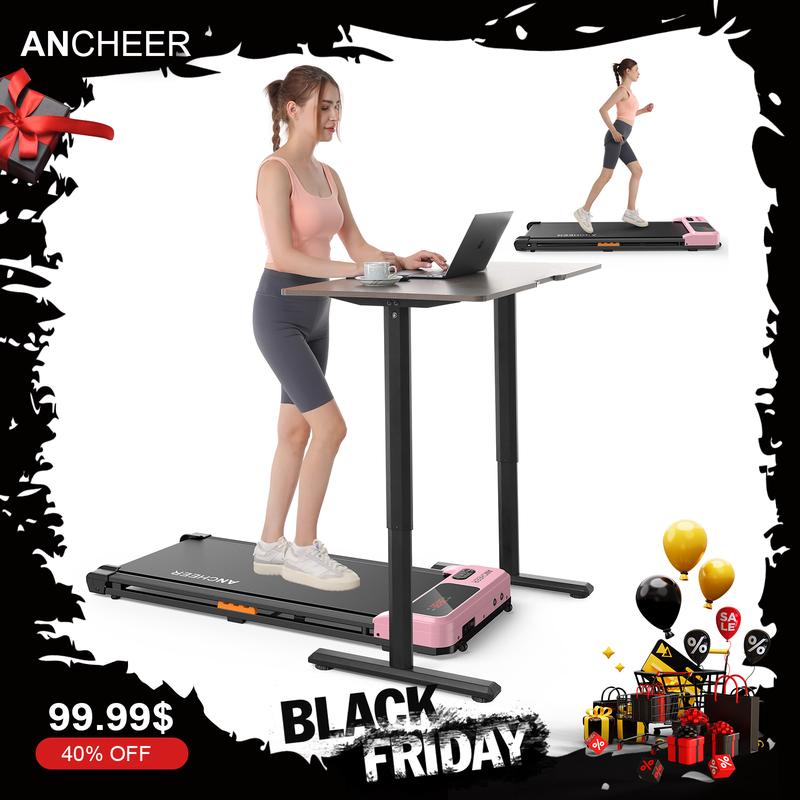  Ancheer-6000 five-color young fashion under the table walking mat treadmill, portable home  with LED display and remote control