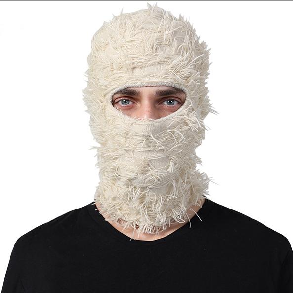 Balaclava Knitted Ski Mask for Men Women Full Face Winter Windproof Neck Warmer Knitting Trendy Mask