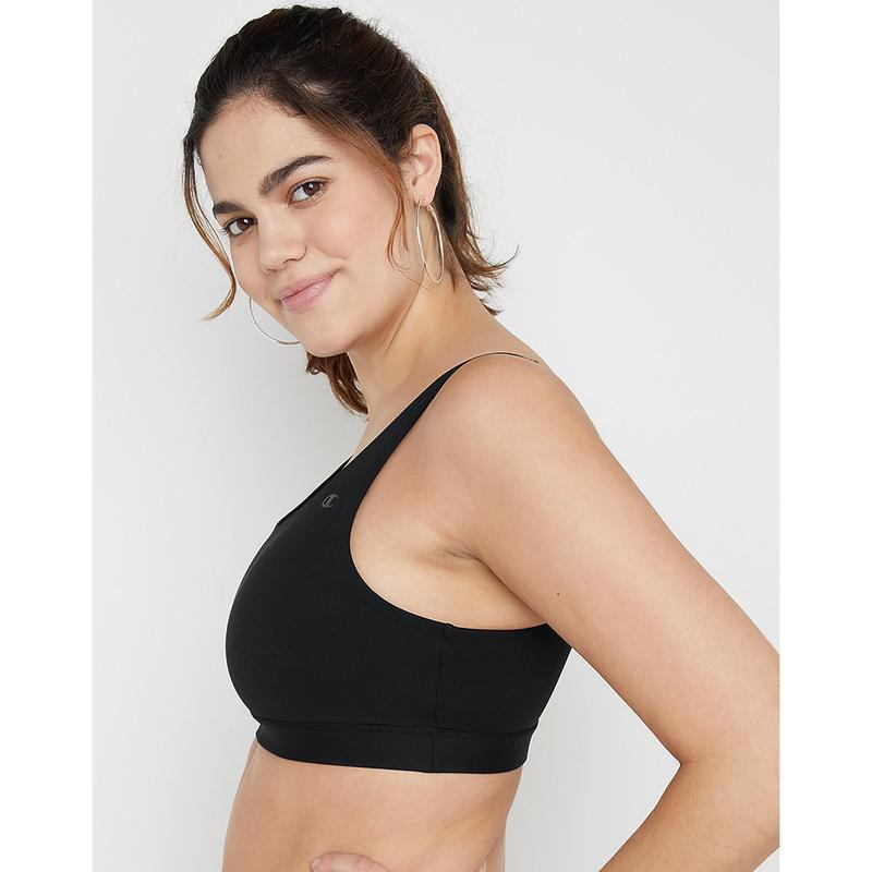 Champion Soft Touch Sports Bra Women's Moderate Support Scoop Neck Wicking