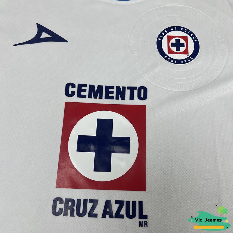 Cruz Azul Soccer Jerseys 24 25 CDSyC Mexico League VIEIRA LIRA RODRIGUEZ Away Third Football Shirts LIGA MX Camisetas De Futbol Kit  Home Jersey