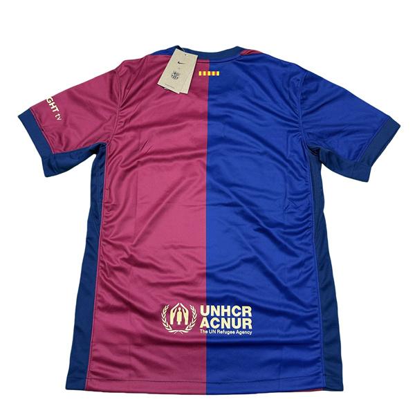 NIKE 2425 Barcelona Away Black Red Soccer Jersey