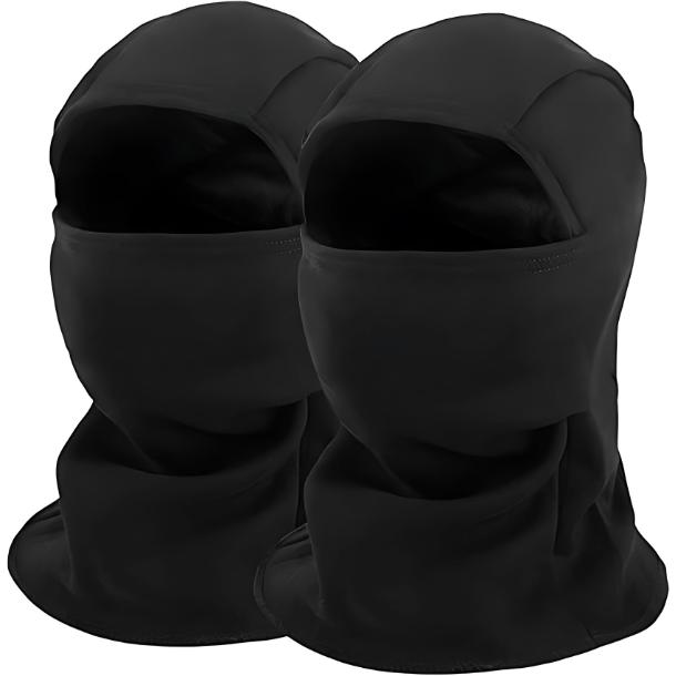 2 Packs Balaclava Ski Mask for Adult, Full Face Mask Winter Fleece Thermal Cold Weather Outdoors Cover for Men Women - Soft Material