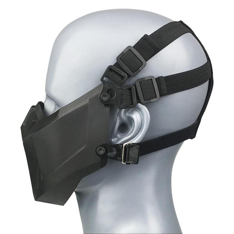 1 Set Tactical Mask, Protective Mask for Shooting Game, Protective Mouth Mask, 3D Half-face Protective Ski Masks, Men Gifts