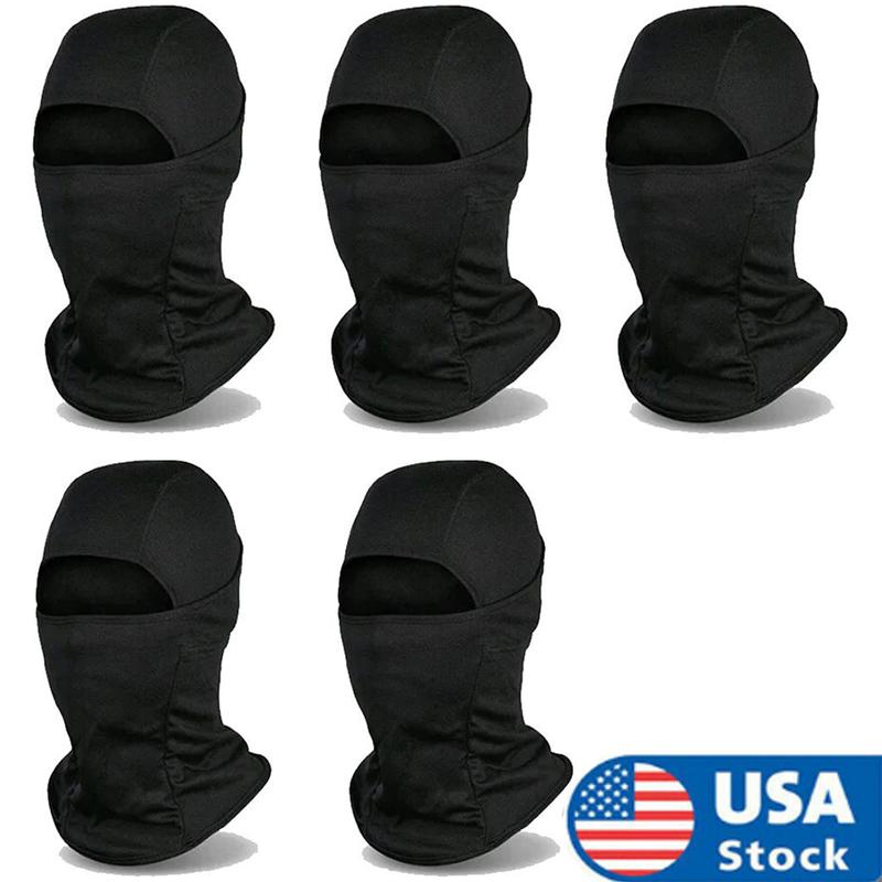 1-5PCS Winter Full Face Mask for Men Women Boys Girls, Balaclava Mask Sun Hood for Skiing Snowboarding