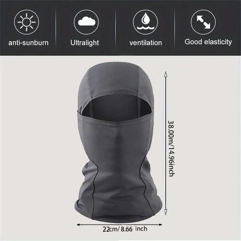 Camouflage Cap for Outdoor Sports, Outdoor Sports Balaclava Cap, Motorcycle Gear, Sun Protection Hood for Hiking & Cycling, Moisture-wicking Headwear, Motorcycle Accessories