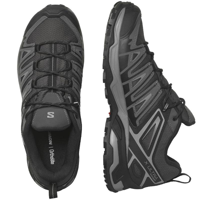 Salomon Men's X Ultra Pioneer Climasalomon Waterproof Hiking Boot - Phantom Black Quiet Shade