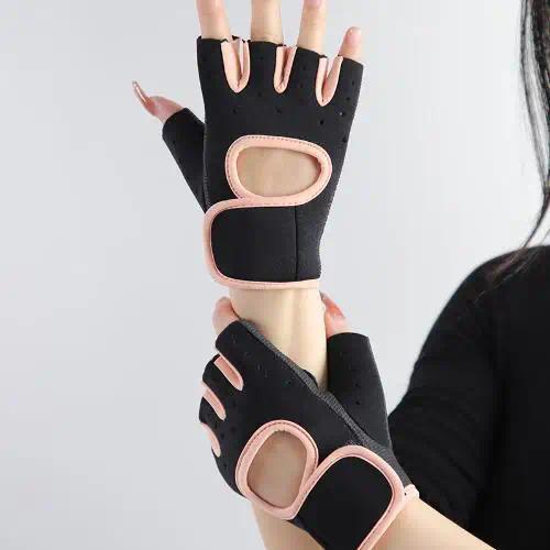 Weightlifting Gloves Half Finger Breathable Non-slip Gel Pad Bodybuilding Training Dumbbells Gloves Women Men Fitness Gym Gloves