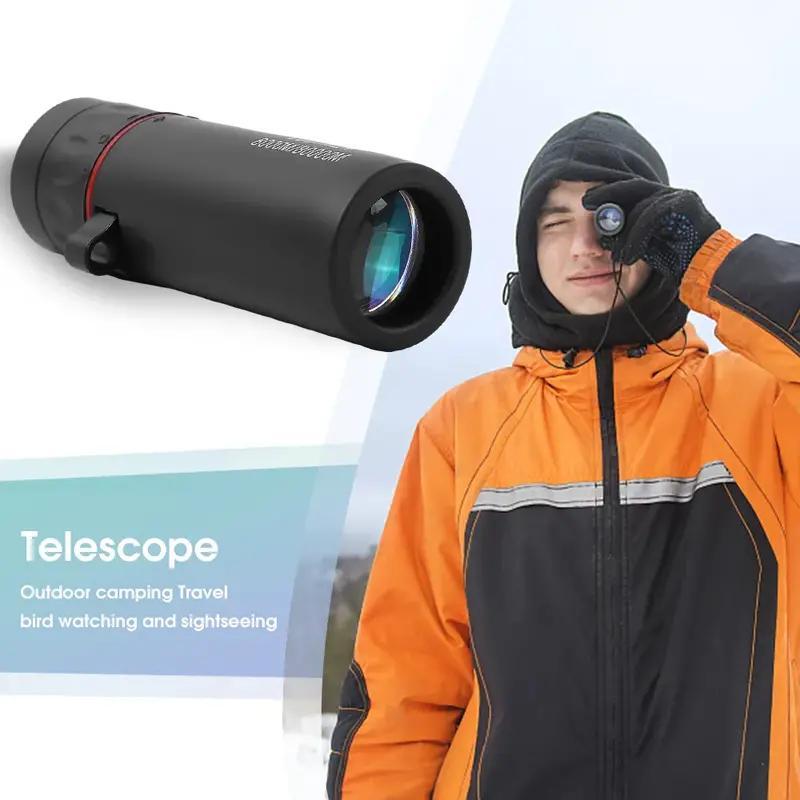 Portable Monocular Telescope, 10x Zoom Outdoor Telescope for Camping & Hunting & Travel & Fishing, Outdoor Camping & Hiking Equipment