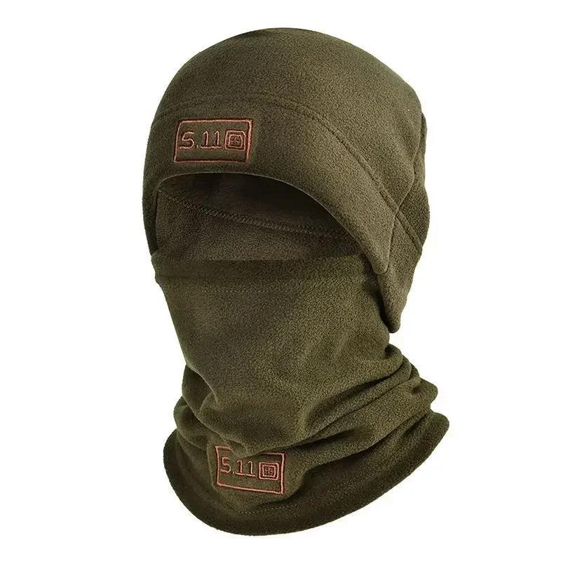 Winter Polar Coral Fleece Balaclava Men Face Mask Neck Warmer Beanies Thermal Head Cover Tactical Sports Scarf Ski Caps