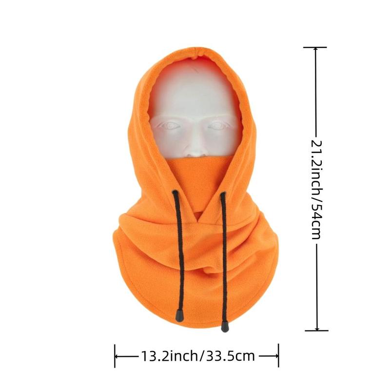 Winter Balaclava Face Mask, Windproof Ski Mask, Thermal Heavyweight Head Hood for Men and Women, Sports & Outdoor Hats, Warm Hood