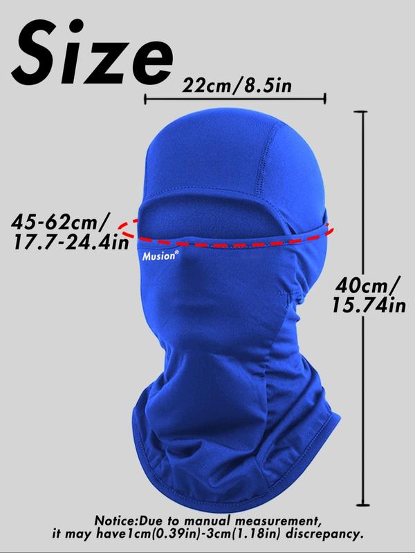 Cold Weather Fleece Thermal Balaclava, Windproof Full Face Ski Mask, Winter Neck Warmer Hood for Riding Motorcycle Cycling and Snowboarding