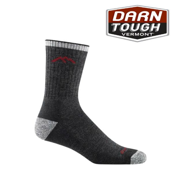 Darnn Tough Micro Crew Cushion Sock for Men and Women - All Seasons Trekking, Hiking, Cycling Socks