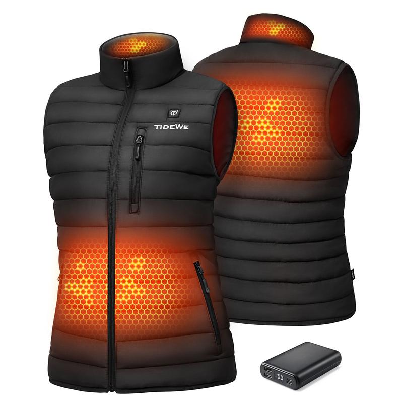 TideWe Women’s Lightweight Heated Vest with Battery Pack for Hunting Hiking