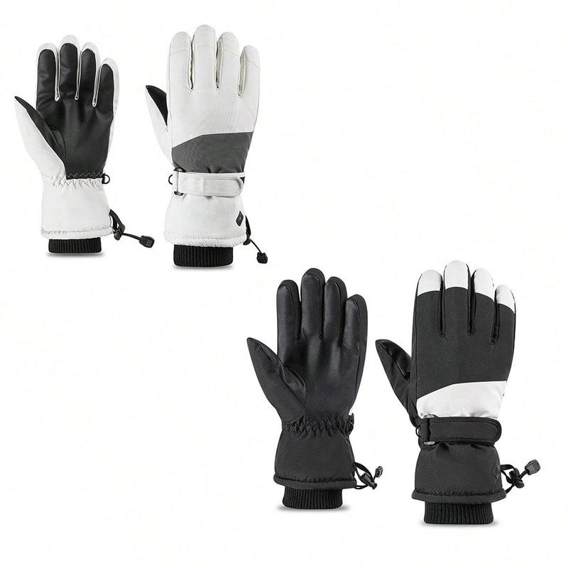 Winter Cycling Warm Gloves, Comfortable Anti-slip Windproof Ski Gloves, Sports Gloves for Men & Women, Outdoor Sports Accessories