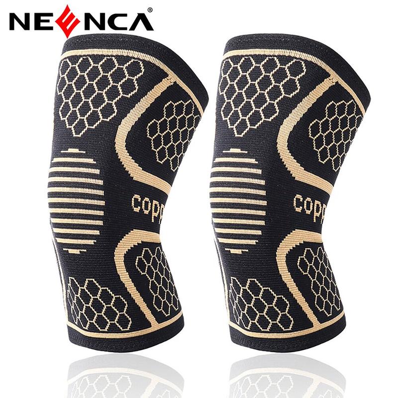 NEENCA Sports Knee Sleeve for Runner, Workout, Gym, Basketball, Volleyball, Hiking Spicy Dill knee pain Breathable Sponge Knee Pads