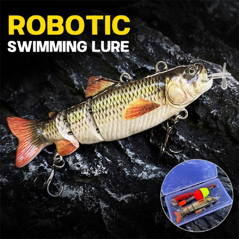 HADORAM Robotic Swimming Fishing Bait Electric Lures 3.5