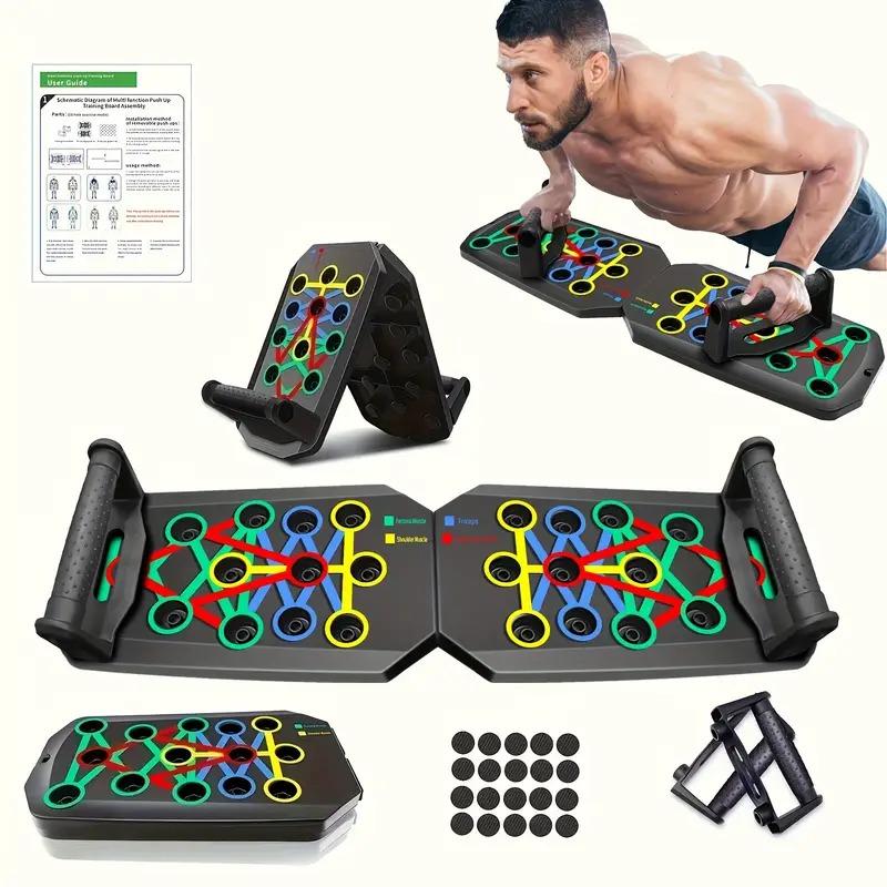 Ultimate Push-Up Board – Foldable, Multifunctional Home Gym for Full Body Workouts – Durable & Portable Strength Training Gear for All Fitness Levels