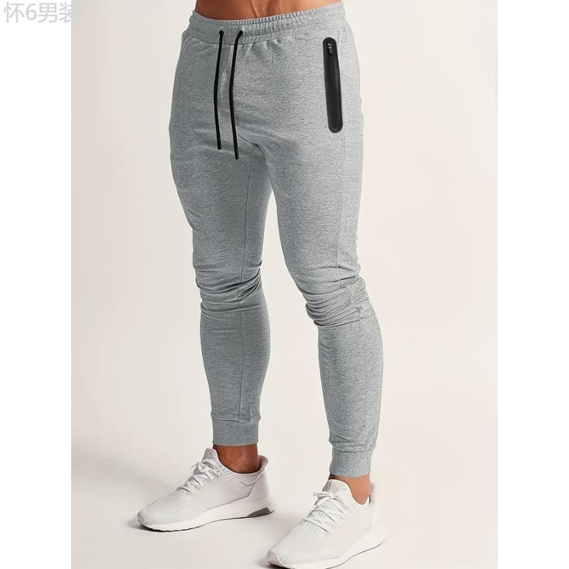 Slim Tapered Men's Gym Jogger Pants for Sport Workout Training and Running