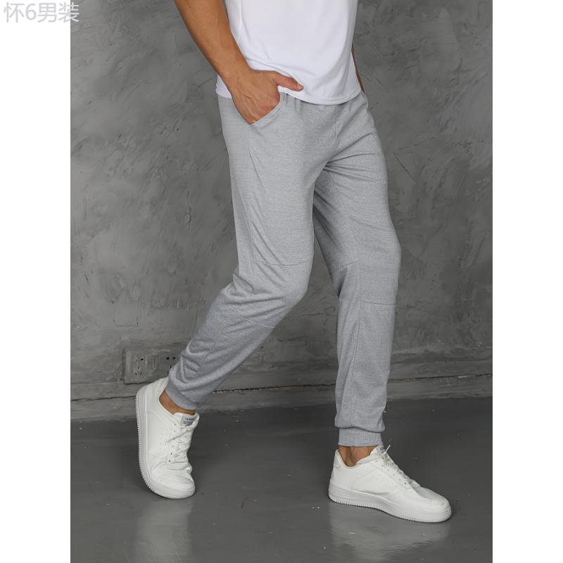 Slim Tapered Men's Gym Jogger Pants for Sport Workout Training and Running