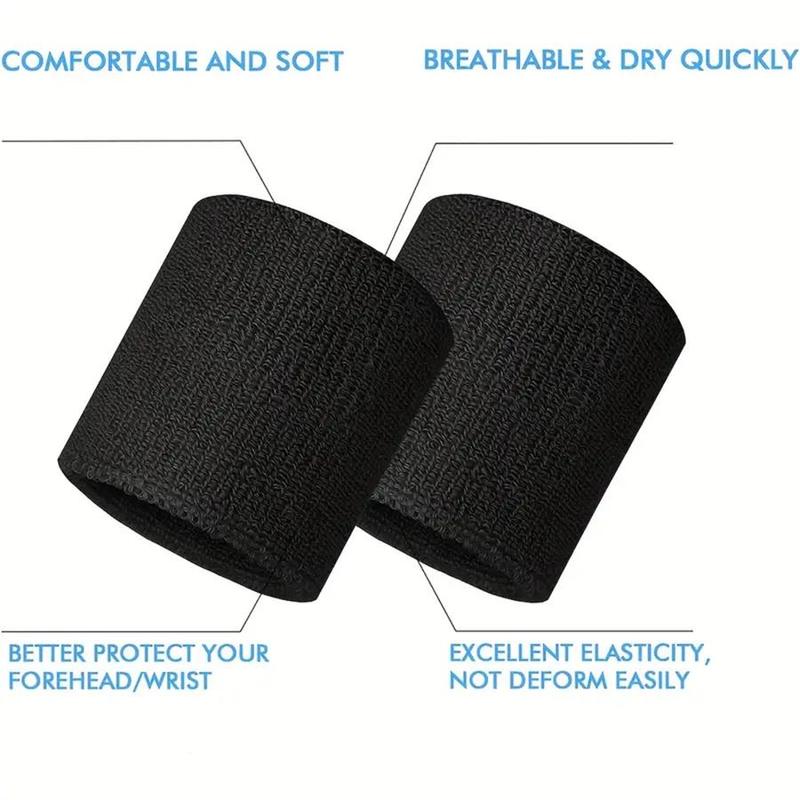 Sports Wrist Guard, Absorbent & Breathable Thick Cotton Strap for Exercise, Gymnastics, Basketball, Tennis, and Soccer, High Elasticity Running, Sweat Wiping Wrist Guard